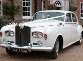 Classic Bentley wedding car for hire in London